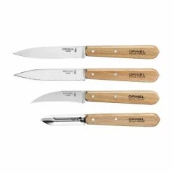 Nouveau ???? Coffret 3 Couteaux de Cuisine et un Eplucheur Les Essentiels Opinel ????