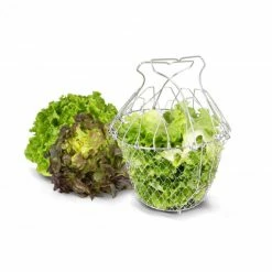 De gros 🛒 Panier à Salade Pliant Inox 22,5 cm La Bonne Graine 🤩